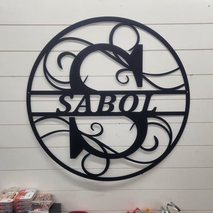 Monogram Sign (Your Name)