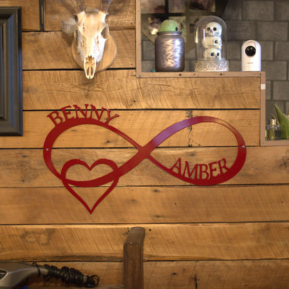 Infinity Heart (Custom Names)