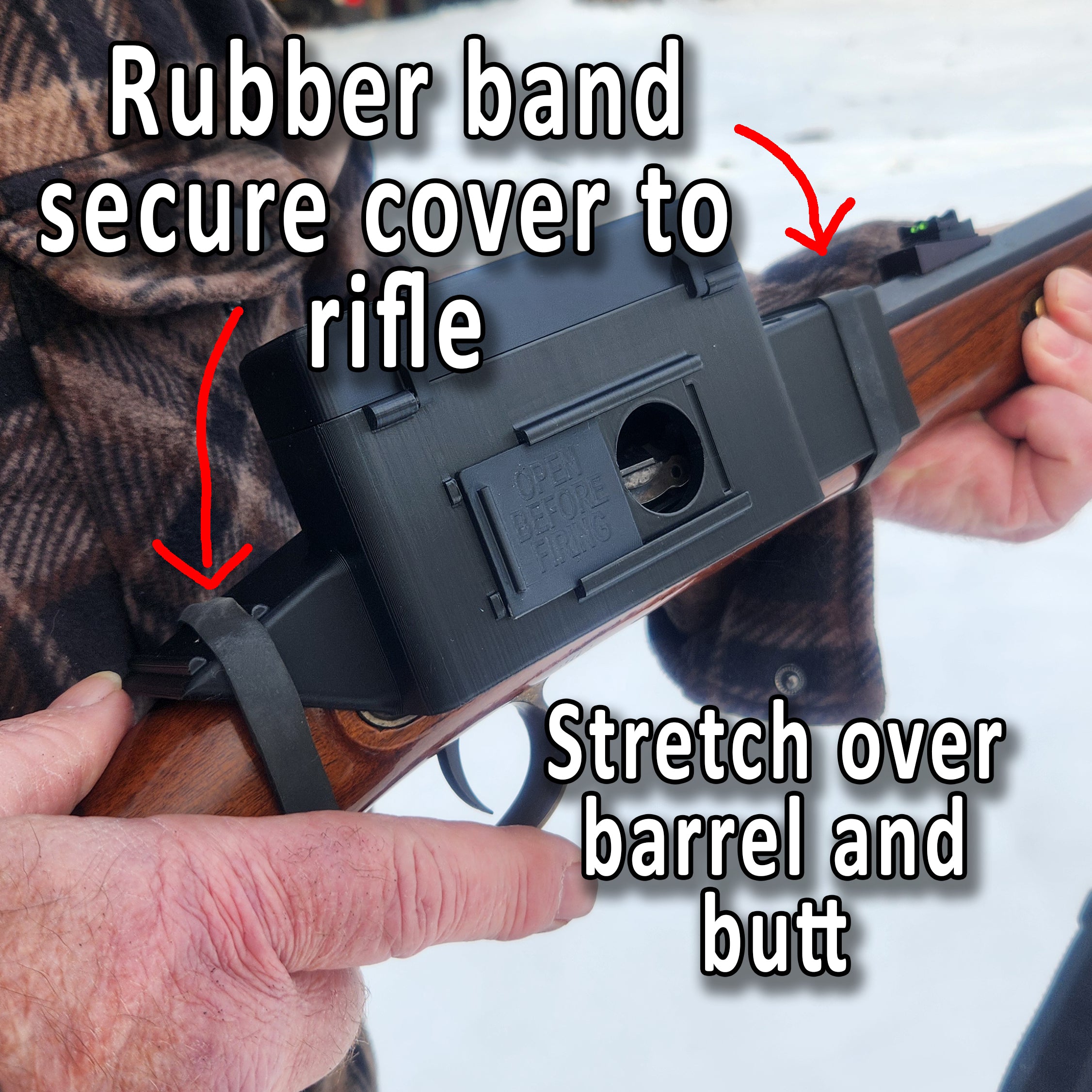 Flint lock rifle cover