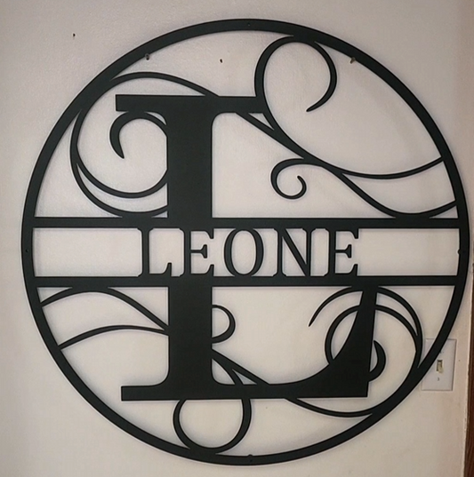 Monogram Sign (Your Name)