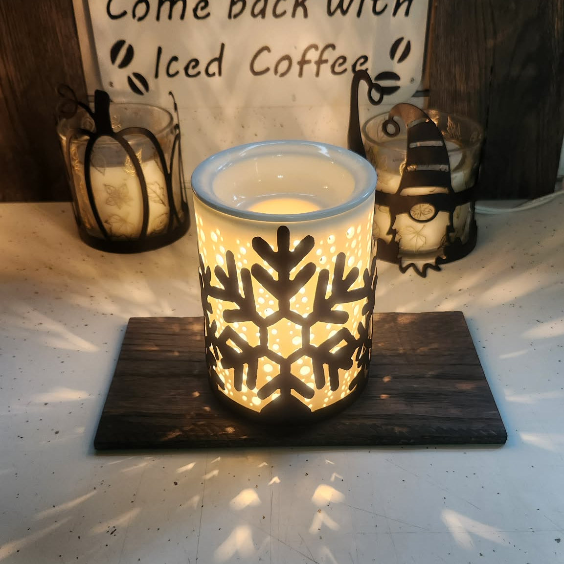 snowflake wax warmer wrap 