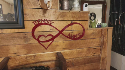 Infinity Heart (Custom Names)