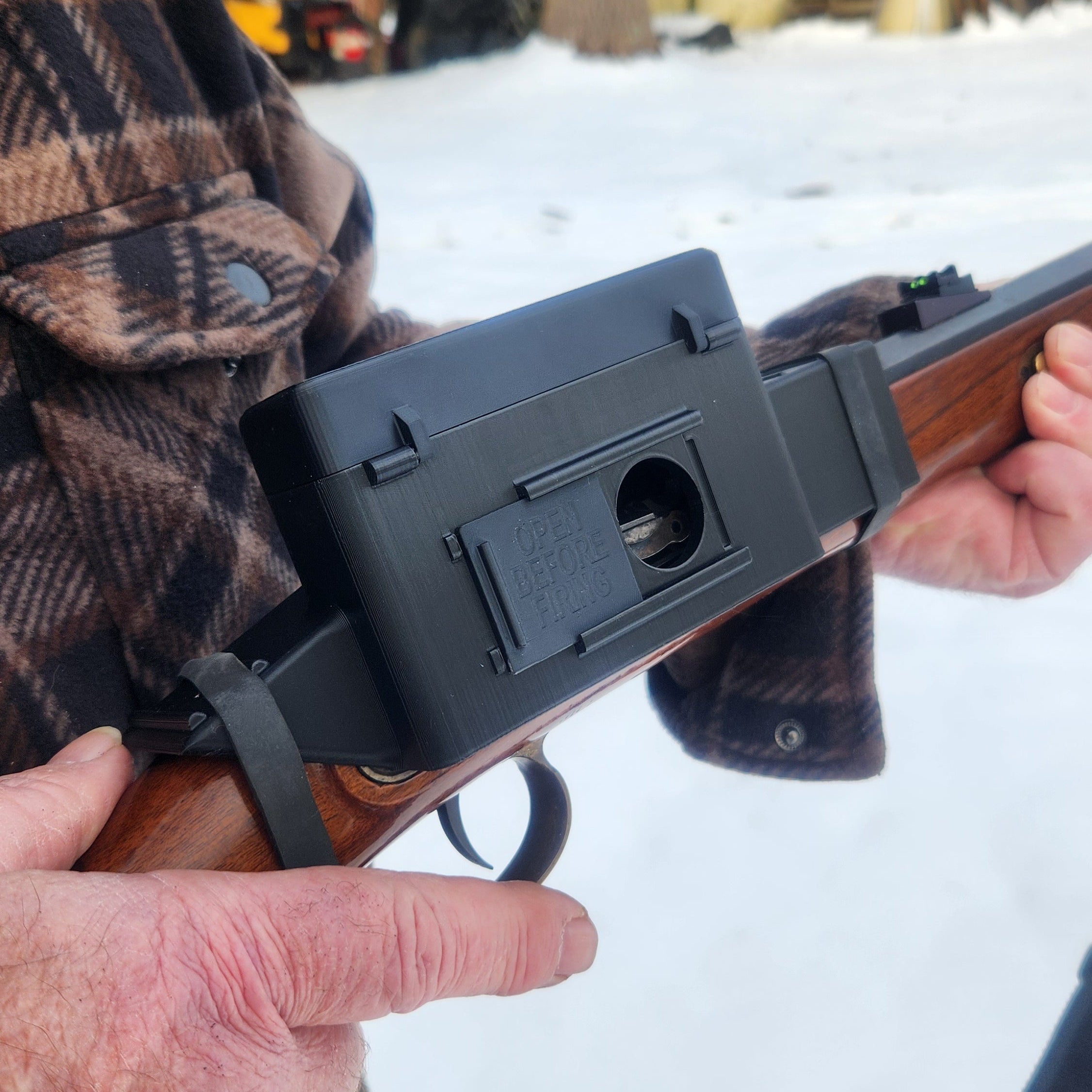 flintlock cover side view